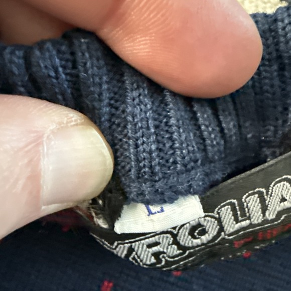 Vintage Tyrolia By Head Knit Sweater Sz Large Wool Acrylic Nordic - Picture 4 of 9